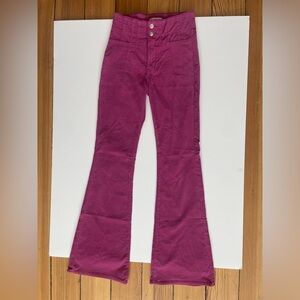 We The Free Magenta Flare Jeans